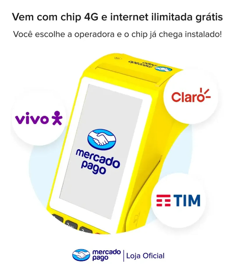 Point Pro 3 - Aceite Pagamentos por Cartão e Pix em Qualquer Lugar