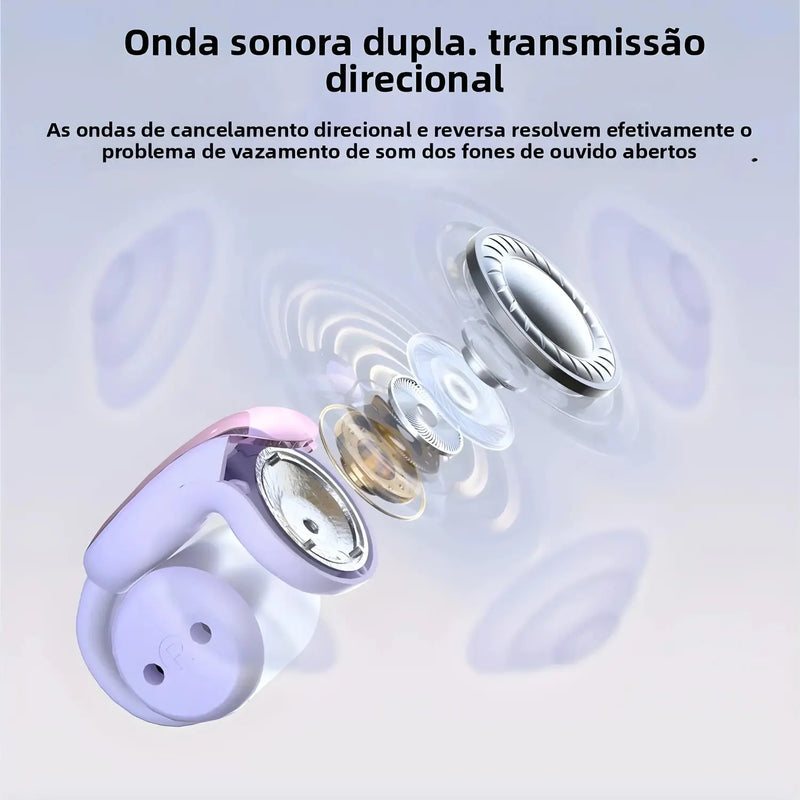 Fone Bluetooth Erazer XF28 PRO – Conectividade e Tradução Multilíngue com Bateria de Longa Duração