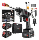 Pistola de Limpeza de Alta Pressão Portátil Recarregável - 70 Bar de Potência para Carros, Fachadas e Jardins