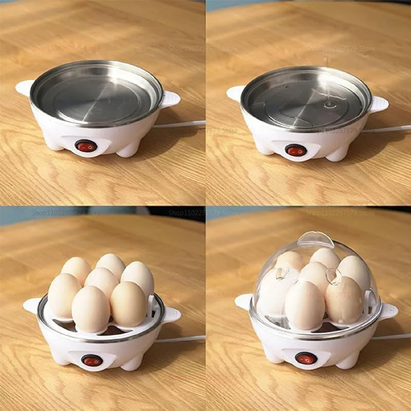 Cozedor de Ovos à Vapor Elétrico Portátil Automático 110V – Prático e Rápido