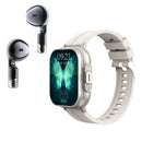 Smartwatch 2 em 1 D8 com Fones TWS Integrados - Relógio Inteligente e Headset Bluetooth
