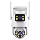 Câmera Dupla Externa Wi-Fi IP à Prova D’Água 4MP