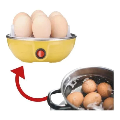 Cozedor de Ovos à Vapor Elétrico Portátil Automático 110V – Prático e Rápido