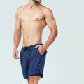 Shorts Masculino 2 em 1 com Proteção UV - Conforto e Performance para Treino e Corrida