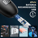 Aparador de Pelos Masculino Recarregável – Precision Pro com LED e Resistência à Água