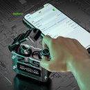 Fone de Ouvido Gamer TWS Esportivo M25 - Bluetooth 5.3, LED, Microfone com Cancelamento de Ruído